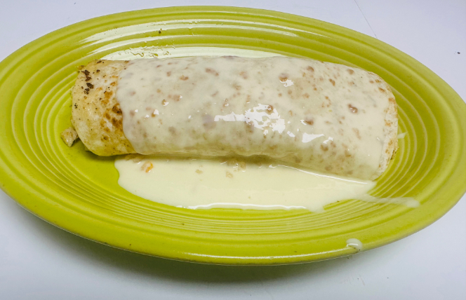 Grilled Chicken Or Steak Burrito (2)