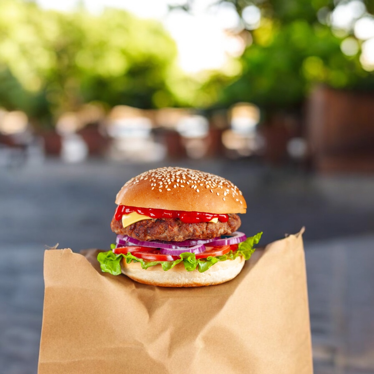 BARISTA DESI CHICKEN BURGER